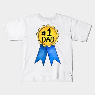 No 1 Dad Medal Kids T-Shirt